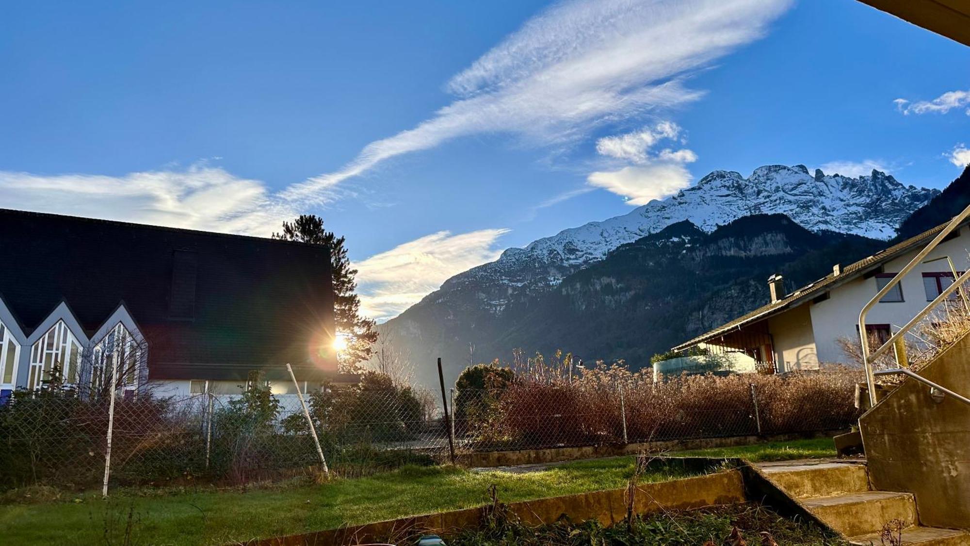 Unique Retreat With Sauna And Scenic View Meiringen Exterior foto